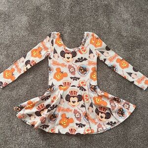 Wild Rich Kids Halloween Leotard Dress Long Sleeve